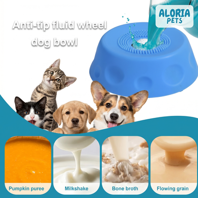 Anxiety-Free Silicone Slow Feeder Pet Bowl