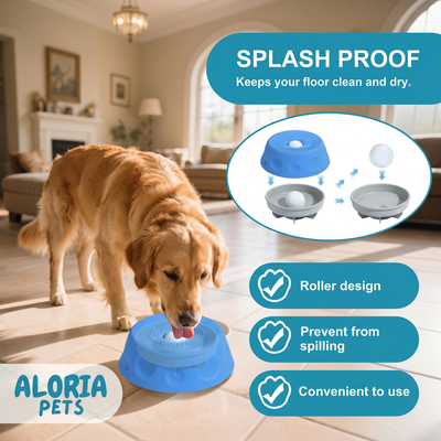 Anxiety-Free Silicone Slow Feeder Pet Bowl